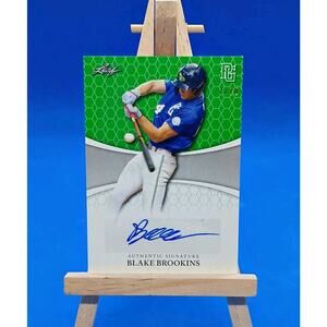 2022 Leaf Perfect Game National Showcase - Auto # 1/10 Blake Brookins #BA-BB1